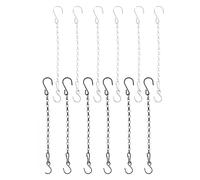 Rxgiasup Set di 12 catene da giardino multiuso resistenti alle intemperie, struttura in ferro, per vasi di fiori, casette per uccelli, balconi, decorazioni per la casa