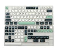 RXJMKCZ Compatibile con i copritasti PBT KBDiy GMK Red Samurai KOA 130 | Profilo KOA con sublimazione su cinque lati. Adatto agli interruttori MX. Set completo di 130 tasti.(GMK Botanical-EN)