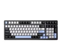 RXJMKCZ Compatibile con tastiera meccanica AULA F99, Bluetooth 5.0/2.4G wireless/cablato, montaggio su guarnizione, 99 tasti, personalizzabile(Whale sea Axis,Black-Blue)