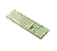 RXJMKCZ Compatibile for EWEADN V3 Tastiera a membrana wireless BT 104 tasti Full Size Retroilluminato Silenzioso for PC desktop da gioco for ufficio(Green)