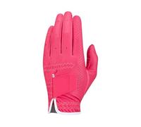 RXJMKCZ Guanti da golf for mano sinistra da uomo: pelle di agnello bianca e microfibra, comodi elasticizzati traspiranti antiscivolo ad asciugatura rapida(Pink,23)