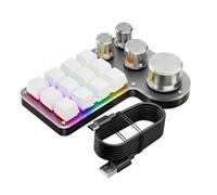 RXJMKCZ Pad hotswap macro personalizzato RGB a 12 tasti e 4 manopole