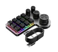 RXJMKCZ Pad hotswap macro personalizzato RGB a 12 tasti e 4 manopole