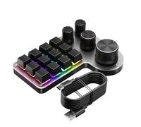 RXJMKCZ Pad hotswap macro personalizzato RGB a 12 tasti e 4 manopole
