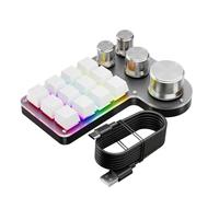 RXJMKCZ Pad hotswap macro personalizzato RGB a 12 tasti e 4 manopole