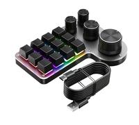 RXJMKCZ Pad hotswap macro personalizzato RGB a 12 tasti e 4 manopole