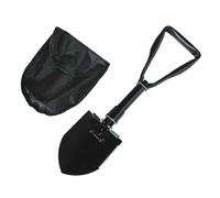 RXJMKCZ Pala Multifunzionale Pieghevole, utensile Manuale Portatile da Esterno con Custodia for Escursionismo, Fuoristrada e attività domestiche Fai-da-Te(Black)