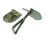 RXJMKCZ Pala Multifunzionale Pieghevole, utensile Manuale Portatile da Esterno con Custodia for Escursionismo, Fuoristrada e attività domestiche Fai-da-Te(Army Green)