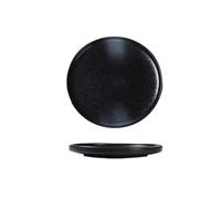 RXJMKCZ Piatto in ceramica in stile giapponese for pasta, bistecche e cucina occidentale, stoviglie for la casa, l'hotel e l'uso commerciale,1 pz(10-inch black)