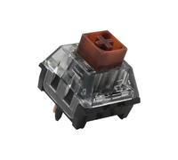 RXJPASD Compatibile con interruttori meccanici Kailh Box White V2 SMD a 5 pin RGB per tastiera, opzioni tattili lineari clicky, interruttori 45 g, 50 g, 68 g, rosso marrone (100 pezzi, marrone V2)