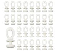 RXKFIGX 100 Pezzi Ganci per Tende Scorrevoli per Binario Accessori Tende Scorrevoli Ganci Binario Curtain Glider Hooks Ganci Plastiche per Tende per Bagni Cucine Camere da Letto Finestre