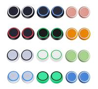 RXKFIGX 24 Pezzi Tappi Pulsanti per Grip Joystick per PS5/PS4/PS3, Grip Gommini joystick cap,Copertura Joystick Protezione in Silicone, Joystick Pad Controller per Xbox one/Xbox 360/Series X/S