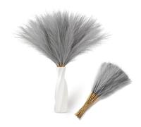 RXKFIGX 30 pezzi Pampas Decorative, Piume Decorative, Fiori Secchi Decorativi, Piume Decorative Lunghe, Fiori Secchi, 55cm Pampas Decorative Alte Per Matrimonio,Soggiorno,Arredamento Boho,Casa