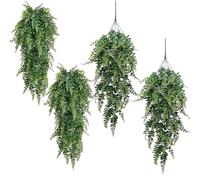 RXKFIGX 4 Pezzi Piante Artificiali Sospese Piante Rampicanti Artificiali Foglie D'edera per Interni ed Esterni Piante Cadenti Lunghe False Piante Appese False per Balconi Casa Giardini Parete