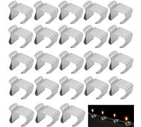 RXKFIGX 60 Pezzi Ganci per Grondaia Luci di Natale Luci Natalizie Ganci per Grondaie Mini Ganci per Grondaie Clip per Luce Natalizia per Esterni per Decorazioni da Giardino e Decorazioni Natalizie