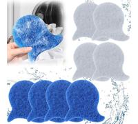 RXKFIGX 8 pezzi Acchiappa Peli Per Lavatrice,Cattura Peli Lavatrice Animali,Cattura Peli Lavatrice Per Cani Gatti,Abbigliamento,Biancheria Da Letto per Rimuovere Peli di Animali,Peluche in Lavatrice