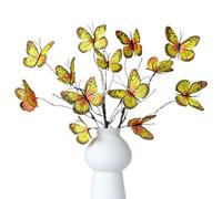 RXMORI 4 Pezzi Rami di Farfalla Artificiale, Rami di Salice Artificiale da 47 Cm con Farfalle, Steli di Farfalla in Seta per Composizioni Floreali in Vaso Decorazioni per la Casa