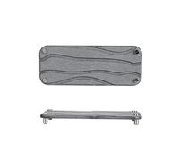 RXMORI Sottobicchieri a diatomite assorbenti con scanalature, porta sapone a terra diatomacea, facile da pulire pietra assorbente per bagno, hotel