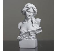RXMORI Statua della Dea Greca, Decorazione della Statua del Busto della Mitologia Greca, Statue di Artemide Figurine della Dea Romana, Scultura Greca in Resina Classica Vintage Realizzata a Mano per S