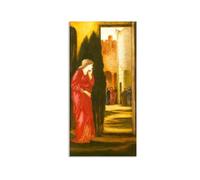 RXNHGJDS Edward Burne-Jones Dipinto su Tela Danae e la torre sfacciata Repliche Stampe Riproduzione Quadri Famosi su Tela Quadri Moderni Soggiorno Camera da Letto E Bagno40x80cm(16x31in) poster