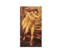 RXNHGJDS Edward Burne-Jones Dipinto su Tela Phyllis e Demopoön Repliche Stampe Riproduzione Quadri Famosi su Tela Quadri Moderni Soggiorno Camera da Letto E Bagno55x30cm(22x12in) poster
