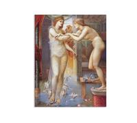 RXNHGJDS Edward Burne-Jones Dipinto su Tela Pigmalione e immagine Repliche Stampe Riproduzione Quadri Famosi su Tela Quadri Moderni Soggiorno Camera da Letto E Bagno90x70cm(35x28in) poster