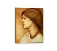 RXNHGJDS Edward Burne-Jones Dipinto su Tela Possa Morris Repliche Stampe Riproduzione Quadri Famosi su Tela Quadri Moderni Soggiorno Camera da Letto E Bagno80x60cm(31x24in) Cornice dorata