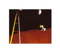 RXNHGJDS Quadro su Tela Joan Miro,Cane che abbaia alla luna,quadro riproduzione su tela pronto da appendere Astratto Cucina Soggiorno Camera da letto60x50cm(24x20in) Senza cornice