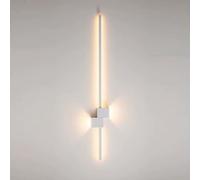 RXPVUXE Applique da parete lineare moderna a LED Lampada da parete lunga per interni semplice 24 "36" Lampada da parete in metallo, 3000K Alluminio Up Down Applique Apparecchio di illuminazione per ca