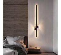 RXPVUXE Applique da parete lineare moderna a LED Lampada da parete lunga per interni semplice 24 "36" Lampada da parete in metallo, 3000K Alluminio Up Down Applique Apparecchio di illuminazione per ca
