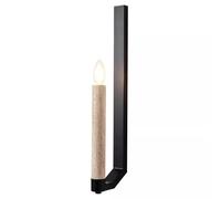 RXPVUXE Lampada da parete Art Déco in travertino giallo, applique da parete lineare moderna da 19,7 pollici, paralume in pietra di marmo naturale, apparecchi di illuminazione da parete minimalisti