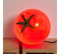 RXPVUXE Lampada Da Tavolo In Vetro Tomato Lamp Con 3 Modalità Di Colore Lampada Da Notte Decorativa A LED (Red color)