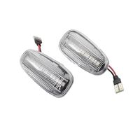 RXRJSU Car Laterale Indicatore 2 Pezzi LED Direzione Dinamiche Posizione Laterali Parafango Flusso D'acqua Per Opel Per Zafira A 1999-2005 Per Astra G 1998-2009(Flowing Crystal Type)