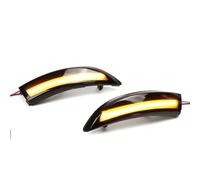 RXRJSU Car Laterale Indicatore Direzione Dinamica LED Fumé Lampeggiante Specchietto Laterale Per Ford Per Fiesta Mk7 2008-2017 Per B-Max
