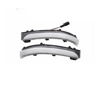 RXRJSU Car Laterale Indicatore Specchietto Laterale Indicatore Sequenziale 2 Pezzi LED Direzione Dinamica Per Per GOL Per Saveiro Per Voyage(Bianco)