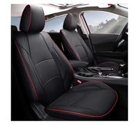 RXRJSU Coprisedili Coprisedile Auto In Pelle Personalizzato Per Mazda 3 Per AXELA 2014 2015 2016 2017 2018 2019 2020 2021 2022 2023 2024(Black red 2017)
