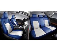 RXRJSU Coprisedili Coprisedile Auto Personalizzato Per Toyota Per CHR Per Corolla Per Verso Per Raize Per Prius 30 Per Avensis Per Rav4(5pieces-Blue White)