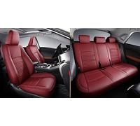 RXRJSU Coprisedili Coprisedile Auto Personalizzato Per Toyota Per CHR Per Corolla Per Verso Per Raize Per Prius 30 Per Avensis Per Rav4(5pieces-Wine Red)