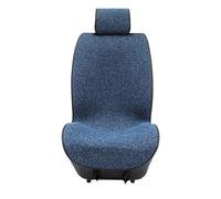 RXRJSU Coprisedili Coprisedile Per Auto In Lino, Traspirante, Anti-sudore, Con Schienale, Universale Per Il 98% Dei Veicoli(1piece Front Blue)