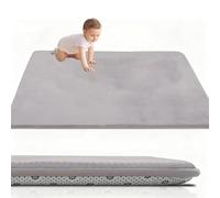 RxueSug Tappeto Gioco Bambini 150 x 150 cm 3cm Extra Spesso Tappeto Gioco Neonato Tummy Time Neonati, Tappetone Neonato Morbido, tappetone Bimbi gommato