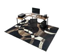 RxueSug Tappeto Salvapavimento Antiscivolo Protettore del Pavimento Tappetino Tappeto Sedia Ufficio Gaming Tappeto per Sedia per Sedia da Ufficio con Ruote per Parquet Piastrelle 140 x 160 cm