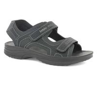 RY000029 INBLU SANDALO UOMO STRAPPI COL NERO SOTTOPIEDE SOFT