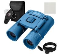 Ryaco Binocolo, 8 x 21, forte ingrandimento, piccolo, resistente agli urti, Adatto a principianti e amatori, regalo di Pasqua, birdwatching, visite turistiche, campeggio, Blu