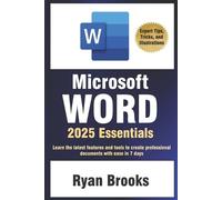 Ryan Brooks Microsoft Word 2025 Essentials (Tascabile)