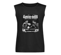 Ryan Garcia vs Gervonta Davis Boxing Ryan Garcia vs Gervonta Davis Boxing Unisex Sleeveless T-Shirt Vests Top Black Mens Tank Tee S