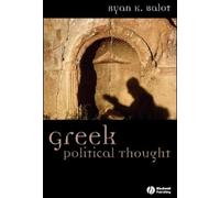 Ryan K. Balot Greek Political Thought (Copertina rigida) Ancient Cultures