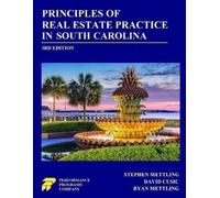 Ryan Mettling Stephen Principles of Real Estate Practice in South Ca (Tascabile)