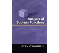 Ryan O'Donnell Analysis of Boolean Functions (Copertina rigida)