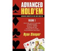 Ryan Sleeper Advanced Hold'em Volume 1 (Tascabile)