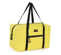 Ryanair - Borsa da cabina 40 x 20 x 25 cm, pieghevole e resistente all'acqua, per Ryanair e altri voli, borsone da viaggio da 20 l, per donne e uomini, Giallo, moderno
